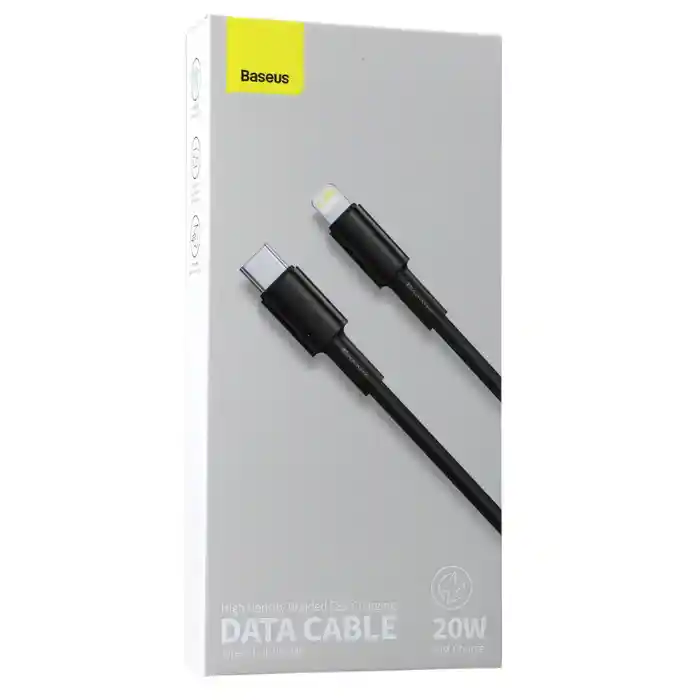 Baseus 20W High Density Braided Fast Charging Type-C to Lighting Data Cable